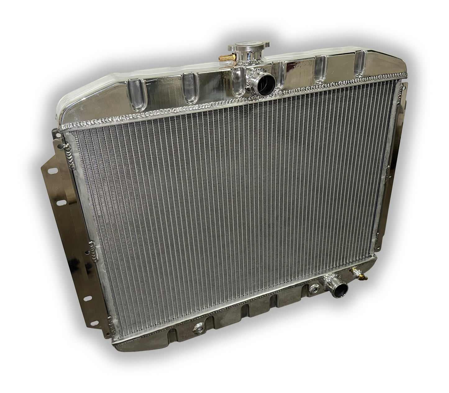 1961 - 1964 Ford F100 F150 Truck HD Aluminum Radiator- Lower Hose Passenger Side