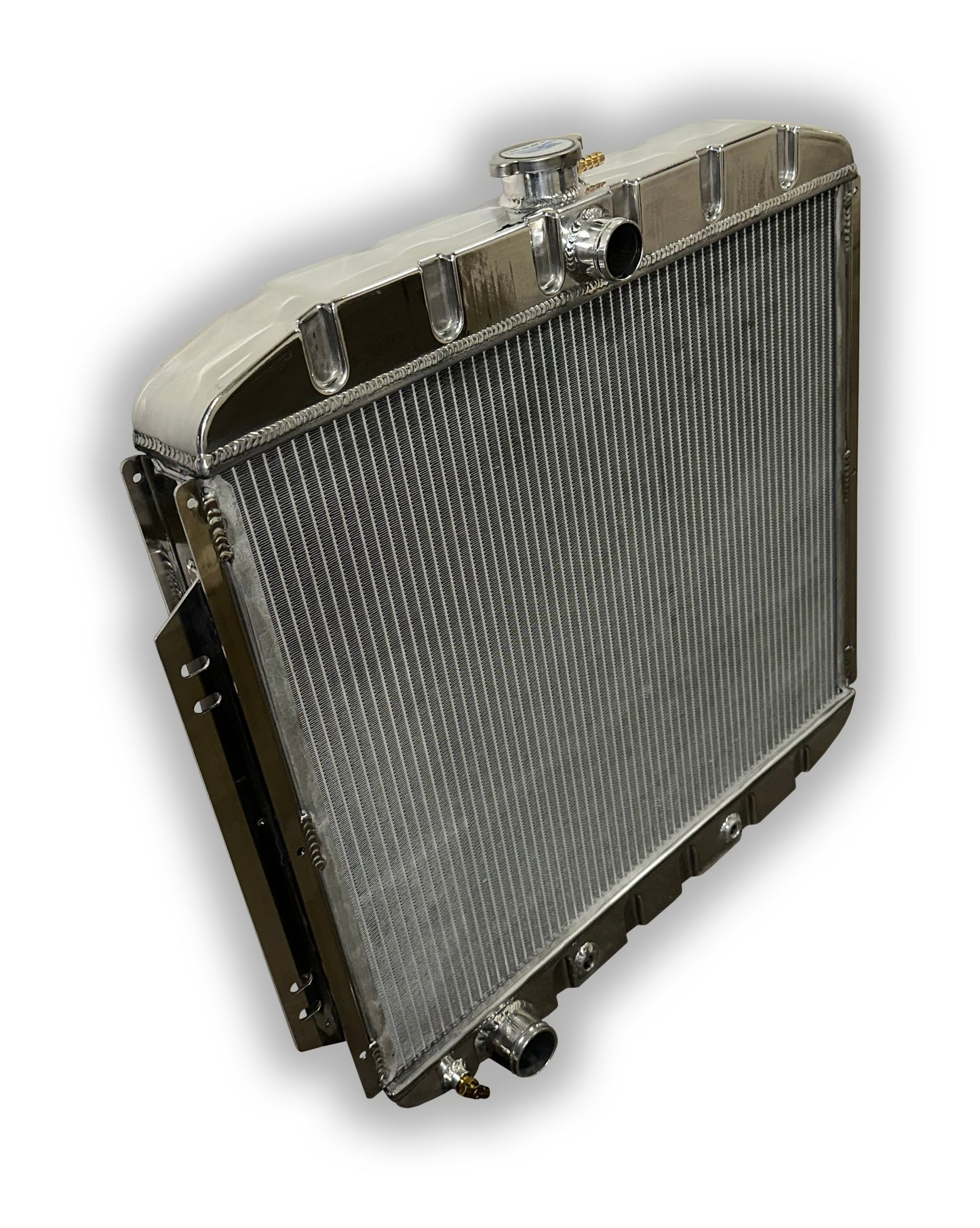 1957 - 1960 Ford F100 F150 Truck HD Aluminum Radiator- Lower Hose Drivers Side