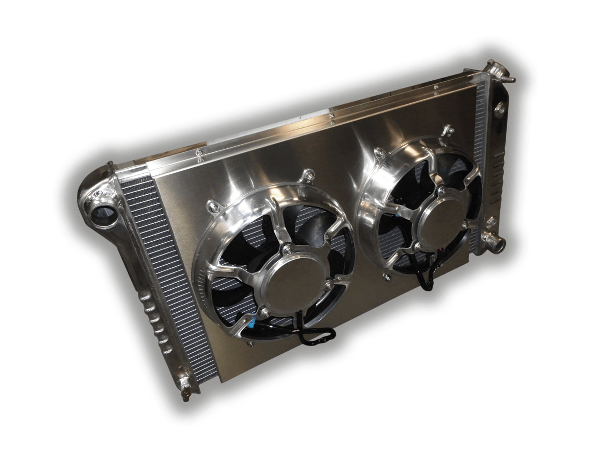 1968 - 1977 Chevelle Aluminum Radiator Dual HPX Fans