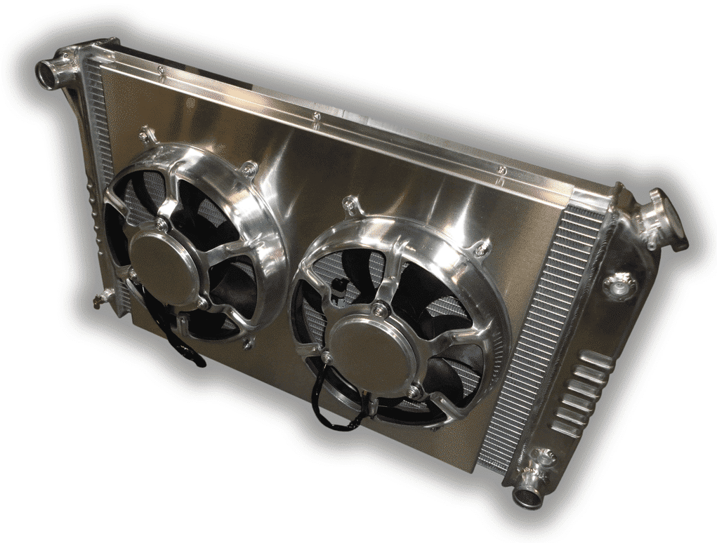 1968 - 1977 Chevelle Aluminum Radiator Dual HPX Fans