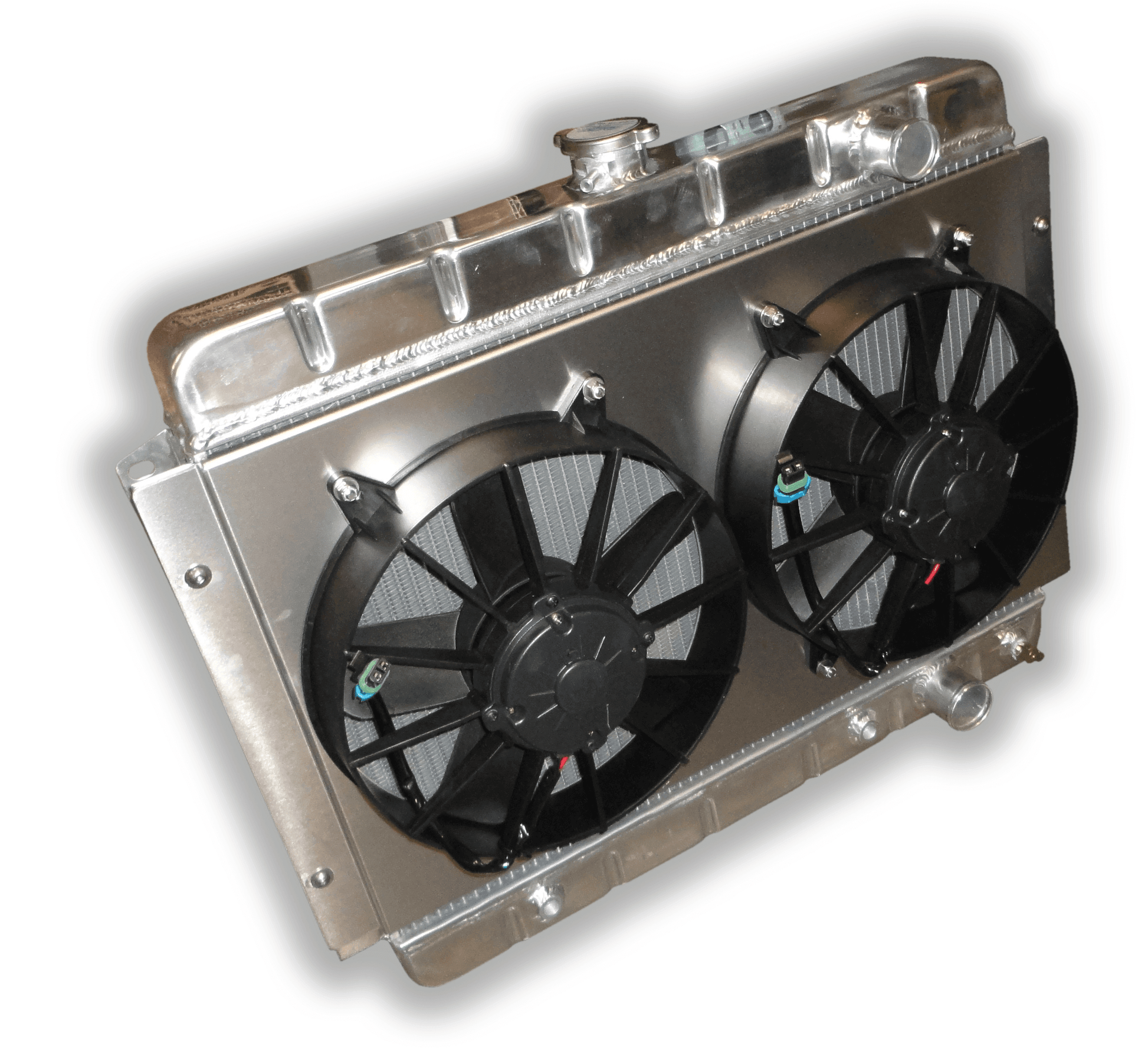 1959 - 1964 Impala SMALL BLOCK Aluminum Radiator With Dual Fans