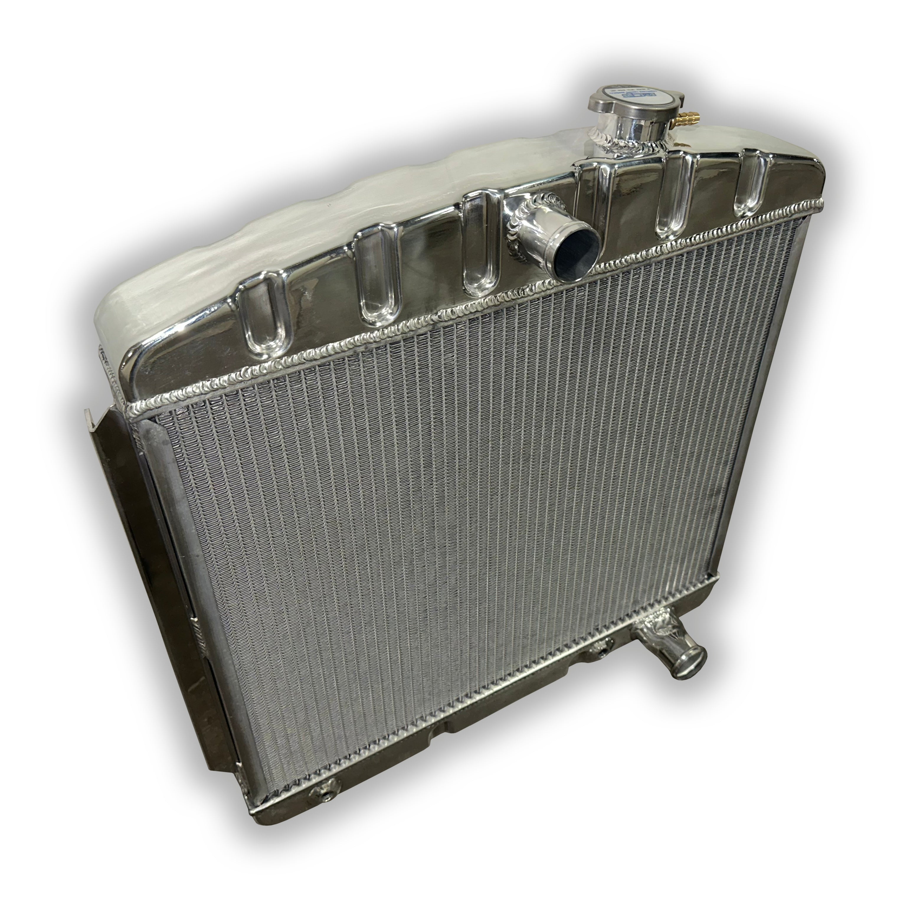 1955 - 1957 Chevy Tri5 V8 Mount Aluminum Radiator - – Engineered ...