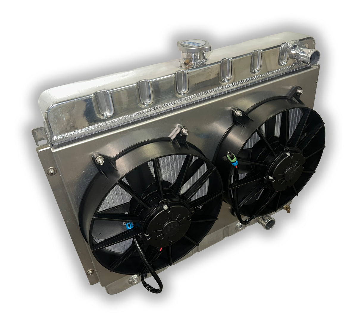 1962 - 1967 Nova Aluminum Radiator - For LSX Conversions - Dual HD Fan ...
