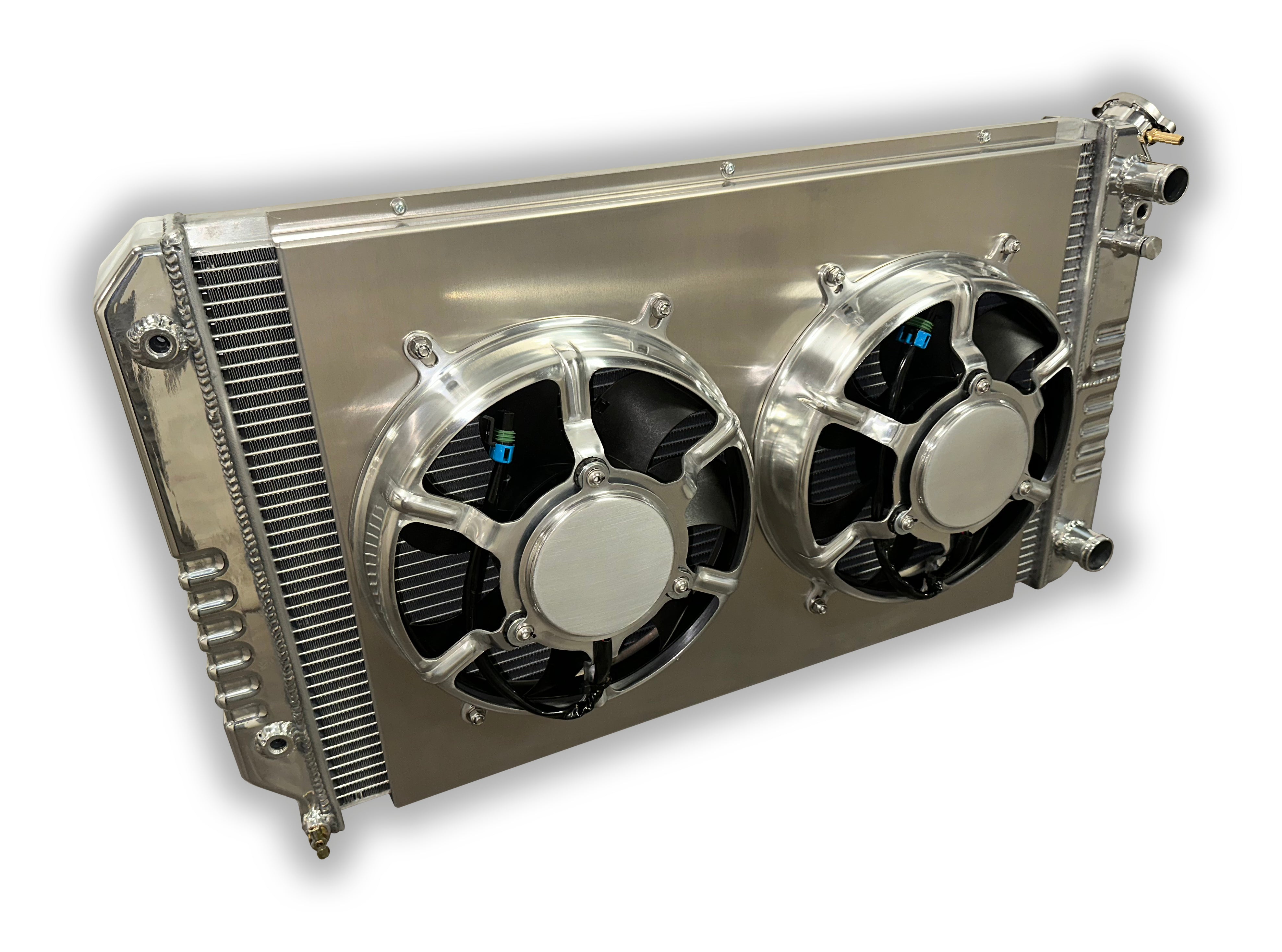 ECP 1973 - 1988 Chevy Truck LSX LTX Aluminum Conversion Radiator - Dua ...