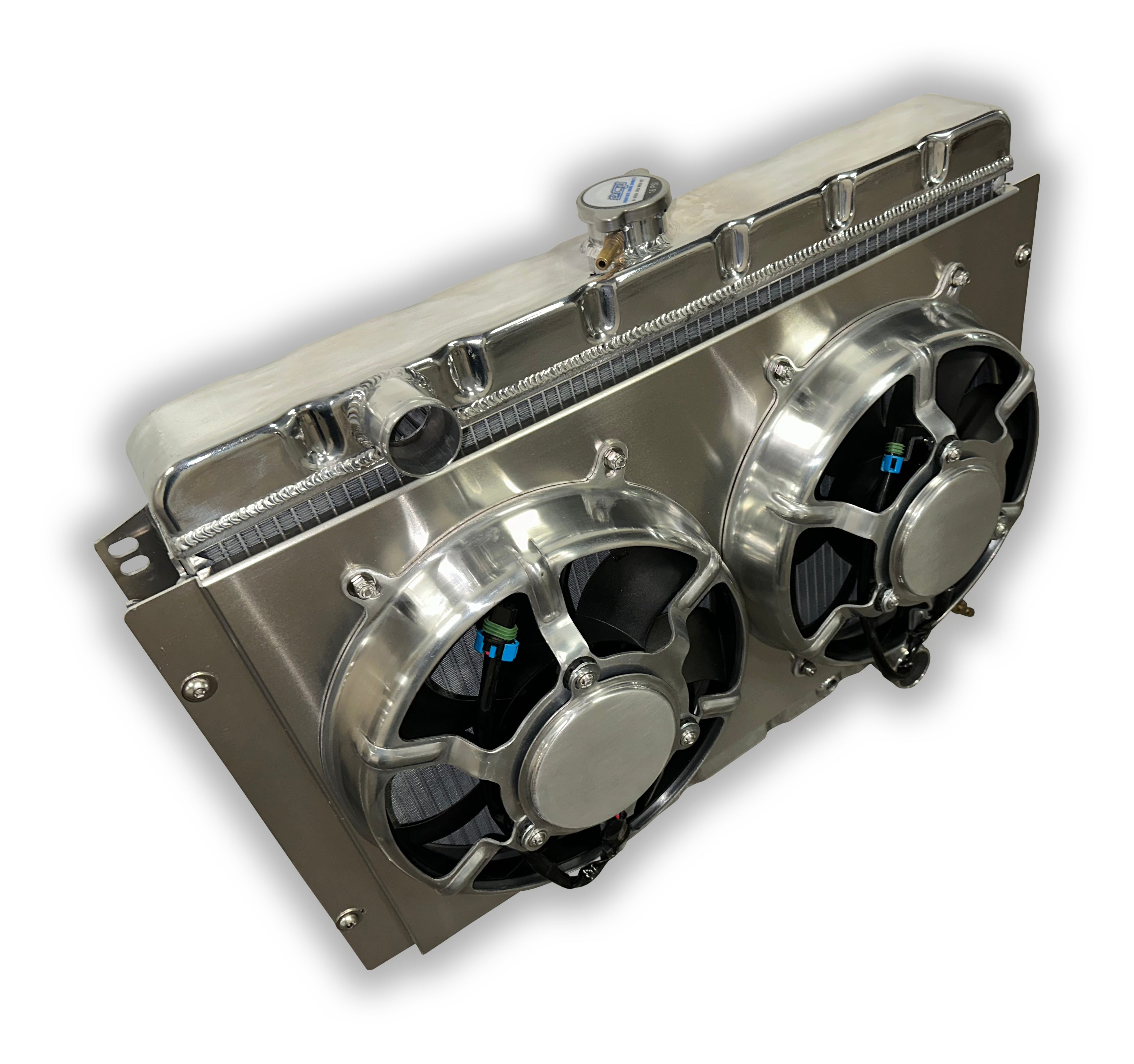 ECP 1959 - 1964 ECP Impala SBC Aluminum Radiator - Dual HPX All Alumin ...