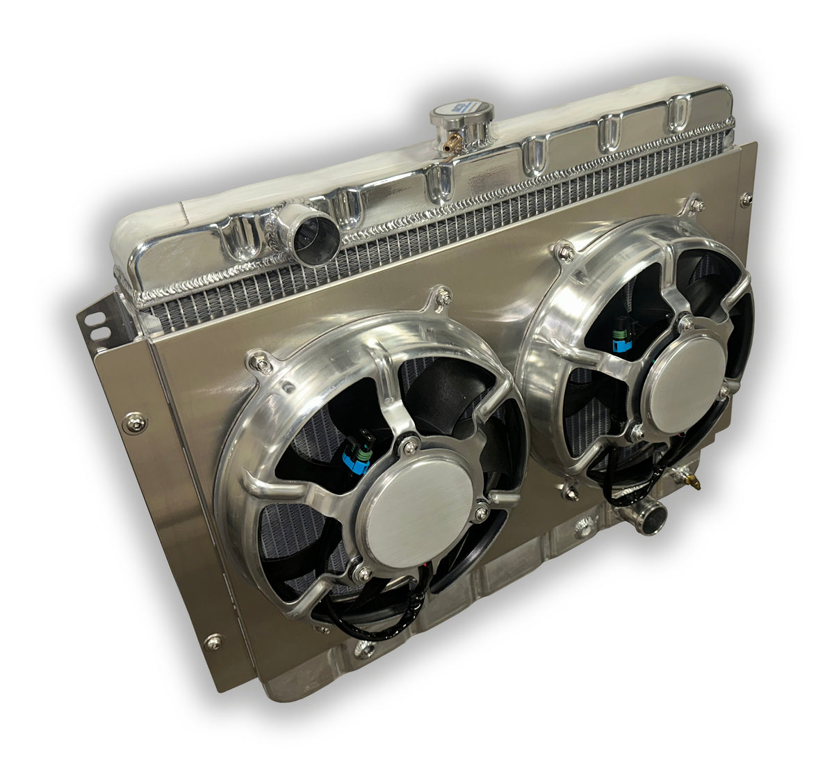 Engineered Radiators 1966 - 1967 ECP Chevelle Small Block Aluminum Radiator - Dual 11