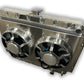 ECP 1959 - 1968 Impala LSX/LTX Conversion Aluminum Radiator - Dual 11" HPX Aluminum Fans 3200 CFM And Shroud