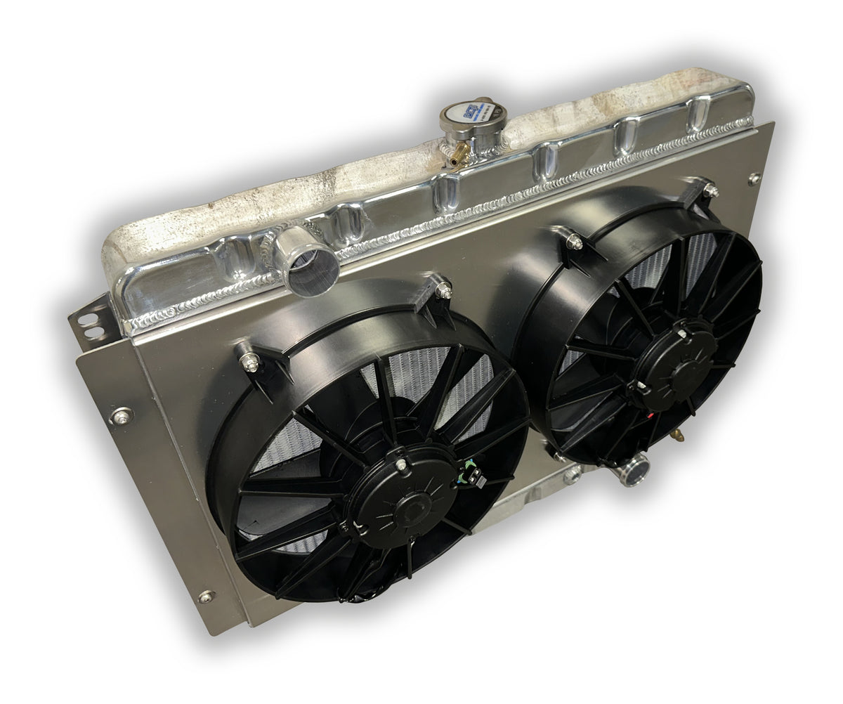 59 Impala Radiator ECP 1959 - 1968 ECP Chevy Impala Aluminum Radiator - Notched - DUAL 30 ...