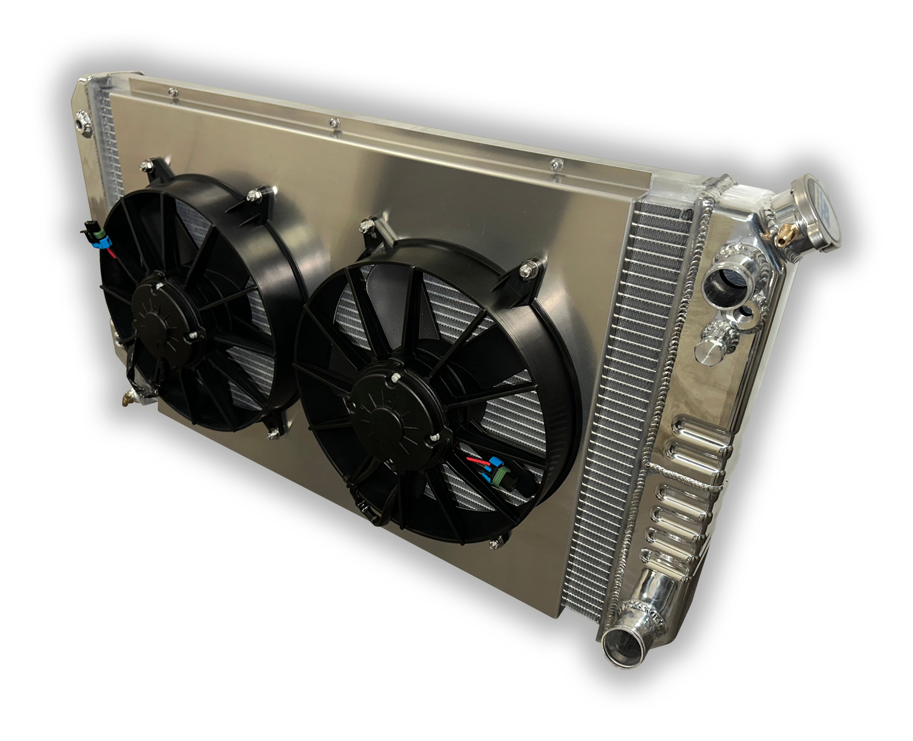 ECP 1967 - 1972 Chevy C10 Truck LSX LTX Conversion Aluminum Radiator ...