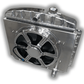 1948 - 1954 Chevy Radiator - 16" HPX 3300 CFM Fan + Shroud