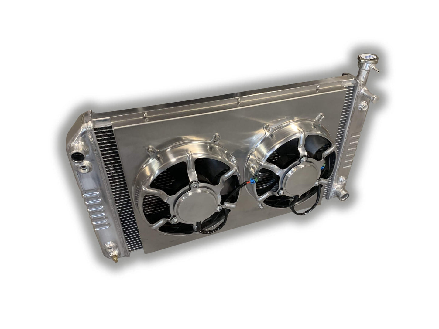 1988 - 1998 Chevy Truck Aluminum Radiator - DUAL HPX FANS