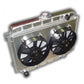 26" Big Block Mopar Radiator - Dual 11" HP Fans And Aluminum Shroud