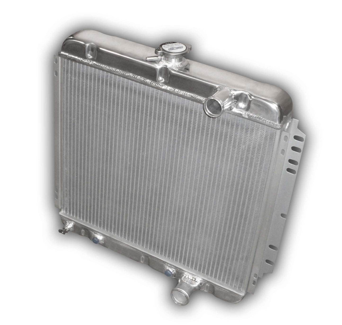 1967 - 1970 Mustang Aluminum Radiator 22" PS Outlet
