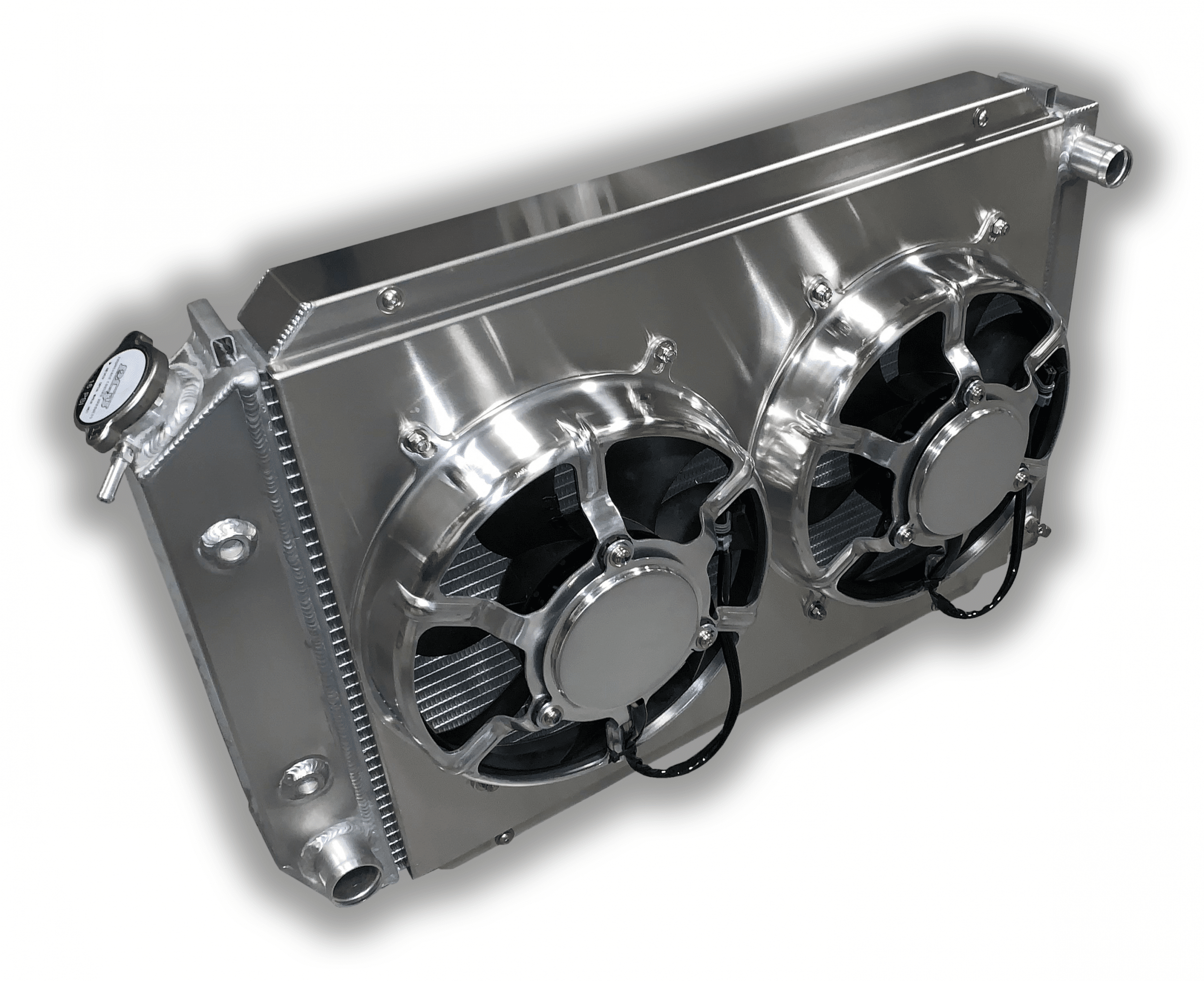 1979 - 1993 Mustang Aluminum Radiator Auto Trans - Dual HPX Fans ...