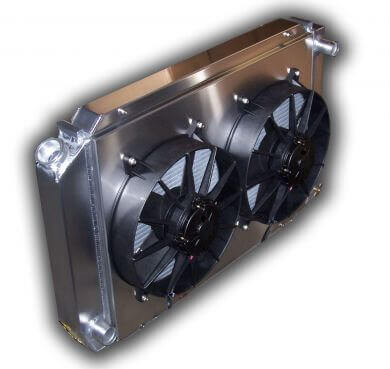 1979 - 1993 Mustang Aluminum Radiator DUAL FANS